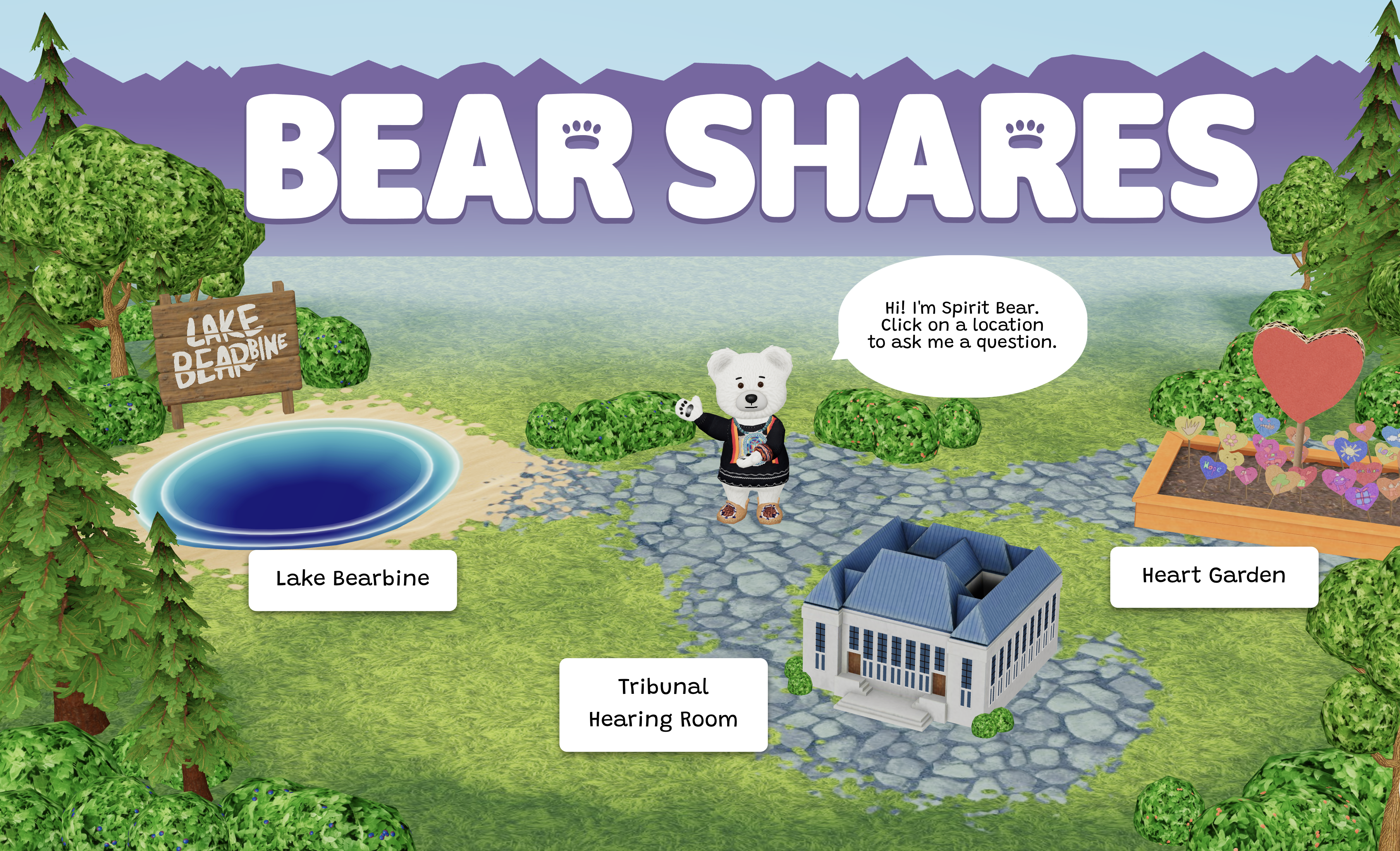 Bear Shares homepage