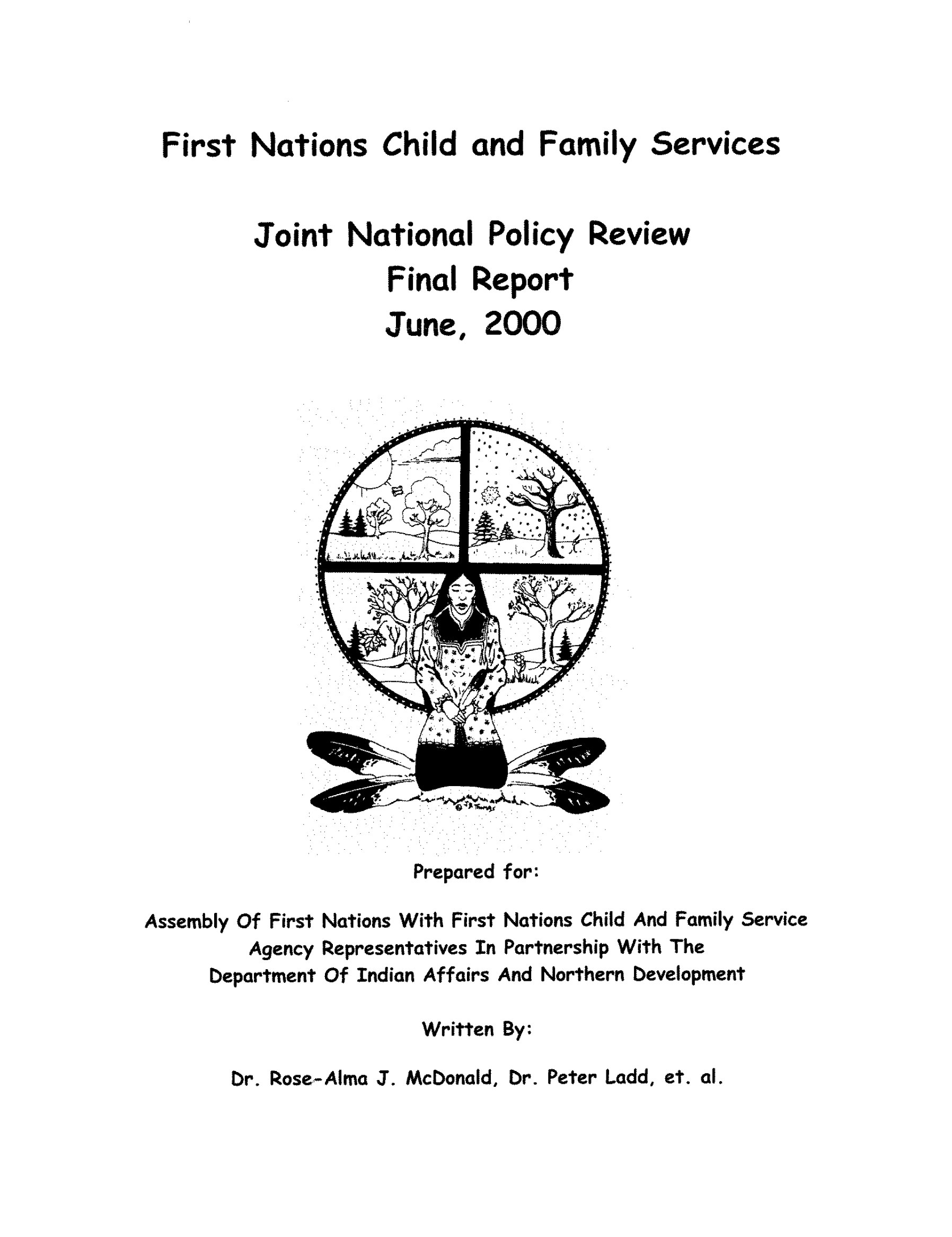 First Nations Child and Family Services Joint National Policy Review