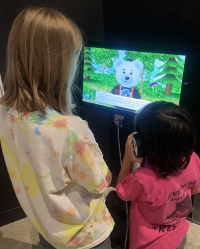 Kids playing Bear Shares